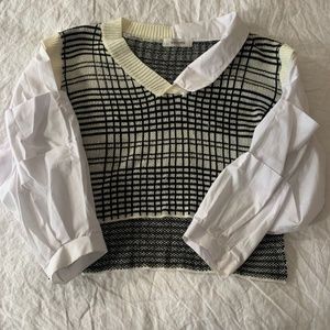 Checkered Sweater Storets